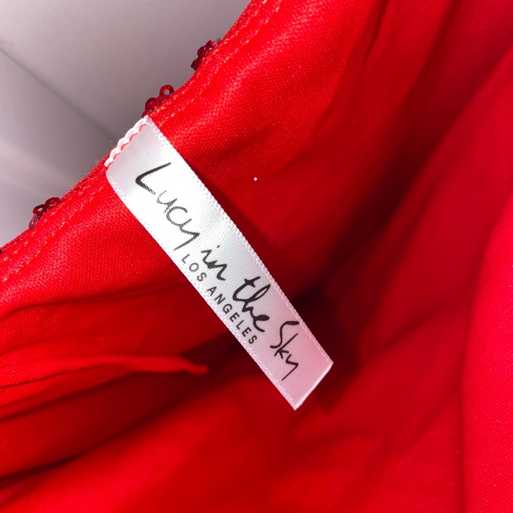 Lucy in the sky red sequin dress - Picture 2 of 3